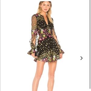NWT Lovers + Friends Kensington embroidered dress